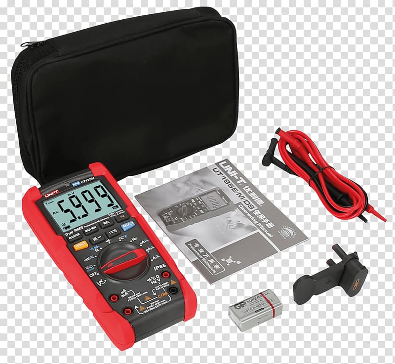 Digital Multimeter True RMS converter Measurement category IP Code, others transparent background PNG clipart