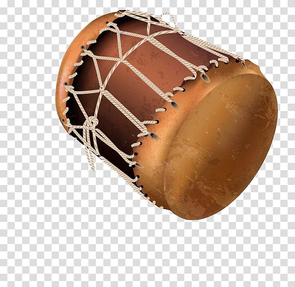 Goblet drum Musical instrument Percussion, A sheepskin drum transparent background PNG clipart
