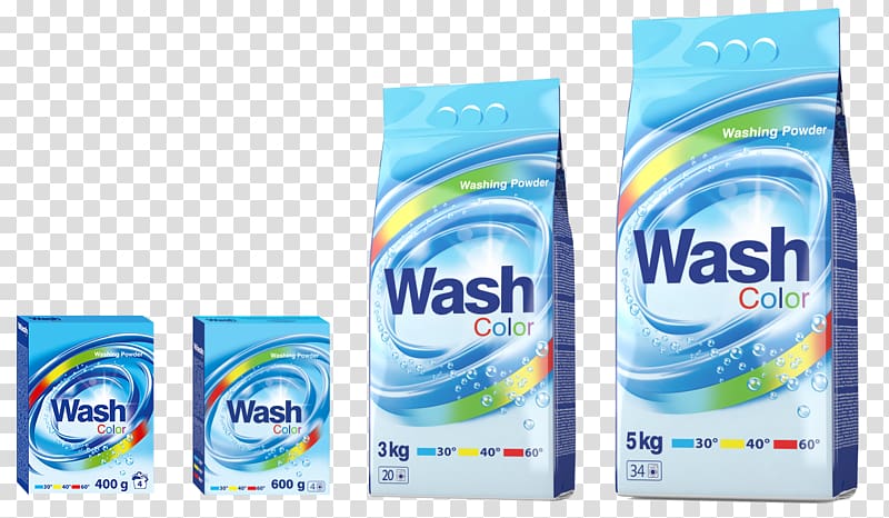 Powder Graphic design Packaging and labeling Laundry Detergent, paint wash transparent background PNG clipart