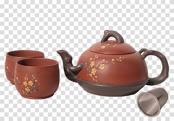 Yixing clay teapot Yixing clay teapot Kettle, oolong Tea transparent background PNG clipart