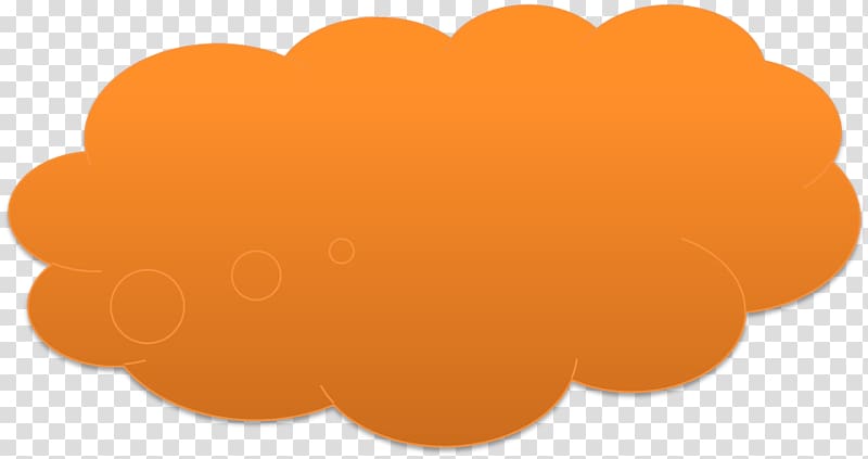 Health Society D.A.N. Desktop Community development, orange cloud transparent background PNG clipart