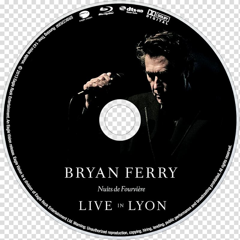 Live in Lyon STXE6FIN GR EUR Blu-ray disc DVD Nuits de Fourvière, bryan ferry house transparent background PNG clipart