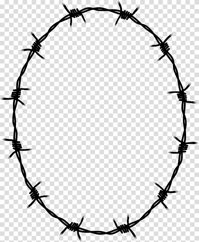 Barbed wire Borders and Frames Fence , barbwire transparent background PNG clipart