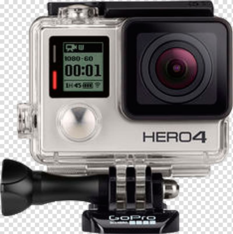 GoPro Hero 4 GoPro HERO4 Black Edition GoPro HERO4 Silver Edition Camera, GoPro transparent background PNG clipart