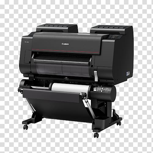 Canon PROGRAF PRO-4000 Wide-format printer Multi-function printer, printer transparent background PNG clipart