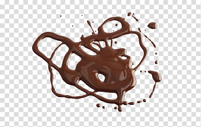 Milkshake Chocolate bar Chocolate cake Fondue, A pool of chocolate sauce transparent background PNG clipart