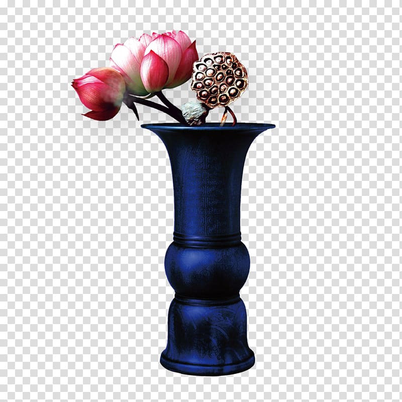 Vase, Chinese style vase material transparent background PNG clipart