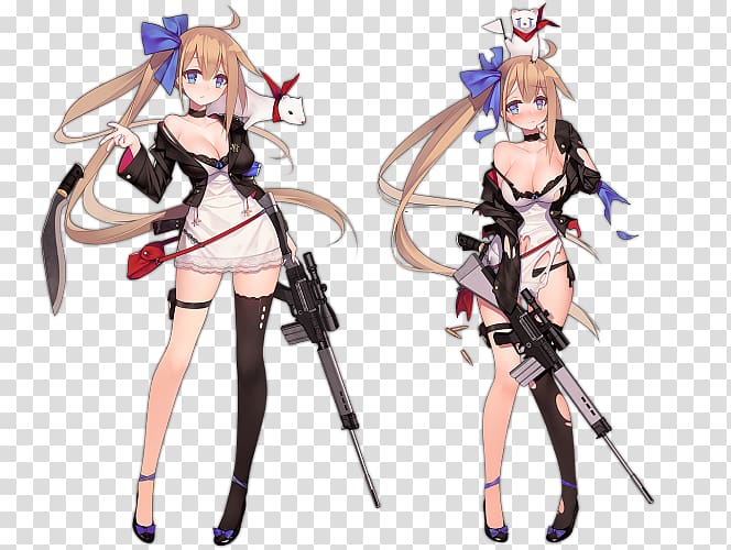 Girls\' Frontline 9A-91 FN FAL Assault rifle, 9a 91 girls frontline transparent background PNG clipart