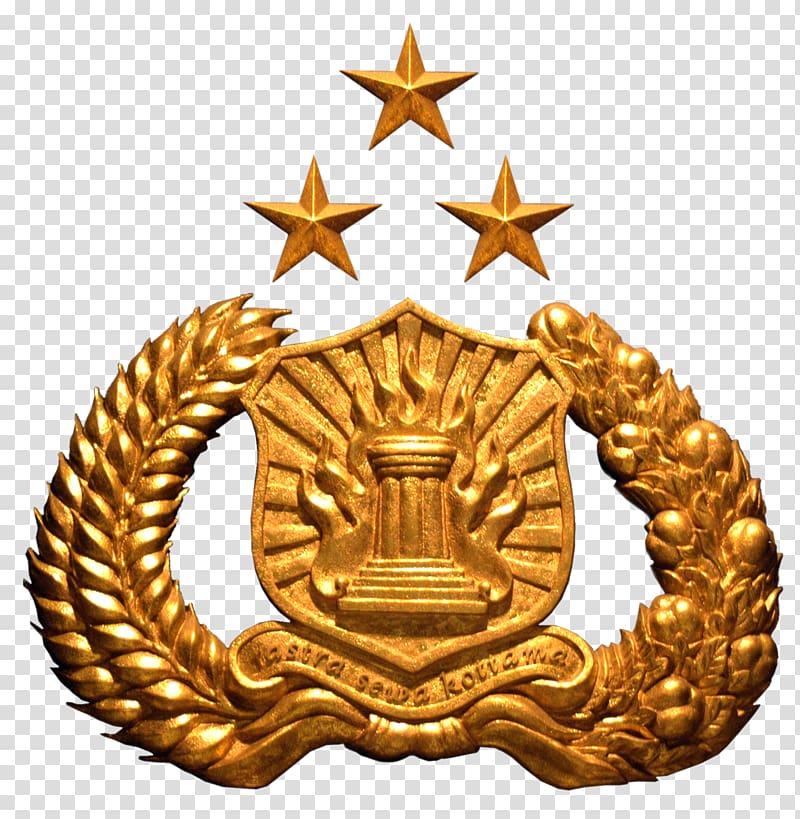 gold rastra sewakottama emblem indonesian national police logo organization kepolisian sektor transparent background png clipart hiclipart gold rastra sewakottama emblem