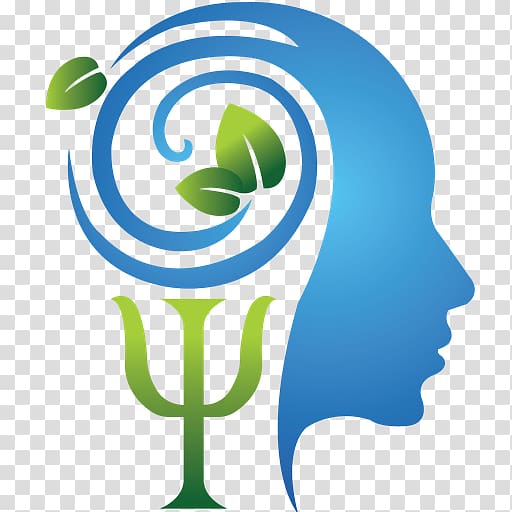 blue and green logo, Psychology Psychologist Logo Symbol, symbol transparent background PNG clipart