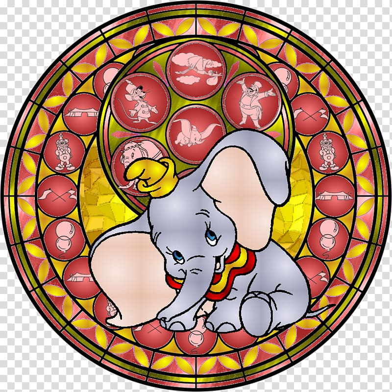 Stained glass Kingdom Hearts The Walt Disney Company Window, pin up transparent background PNG clipart