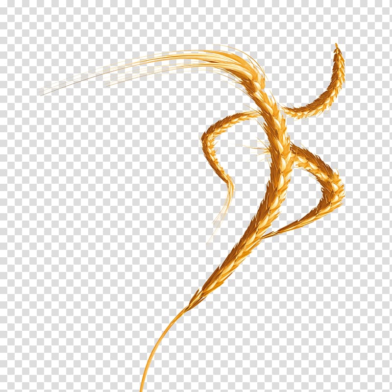 Wheat Crop Computer file, Golden wings of wheat transparent background PNG clipart