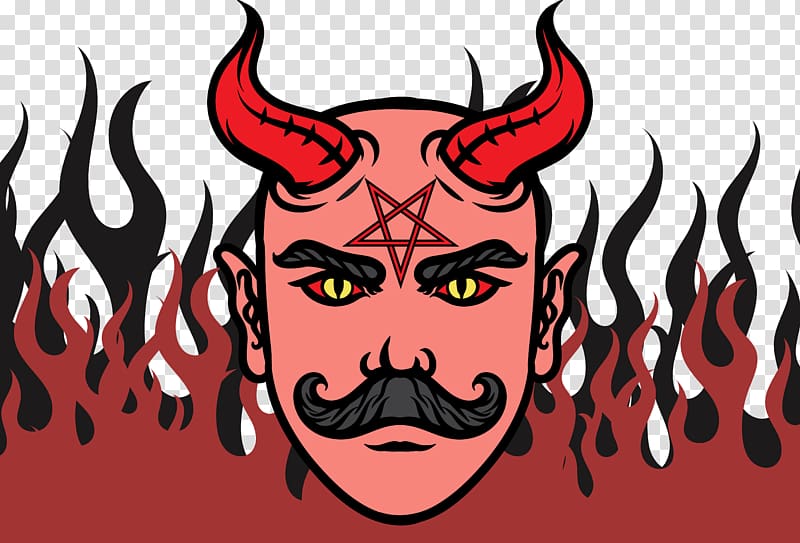 Lucifer Demon Devil Visual arts Illustration, Horrible demon transparent background PNG clipart