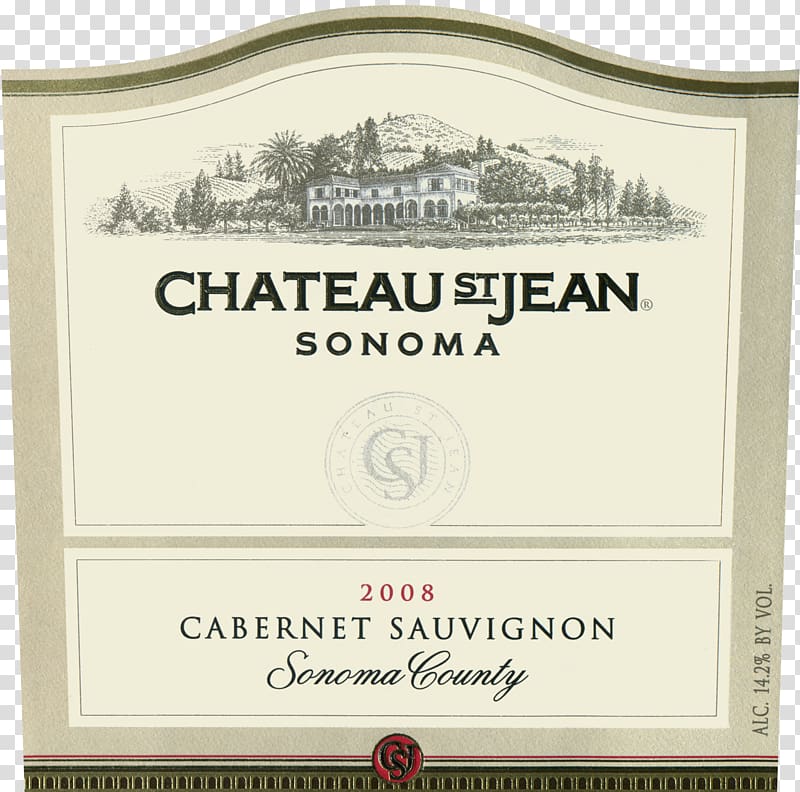 Sonoma California wine Chateau St. Jean PRIME Cellars, wine transparent background PNG clipart