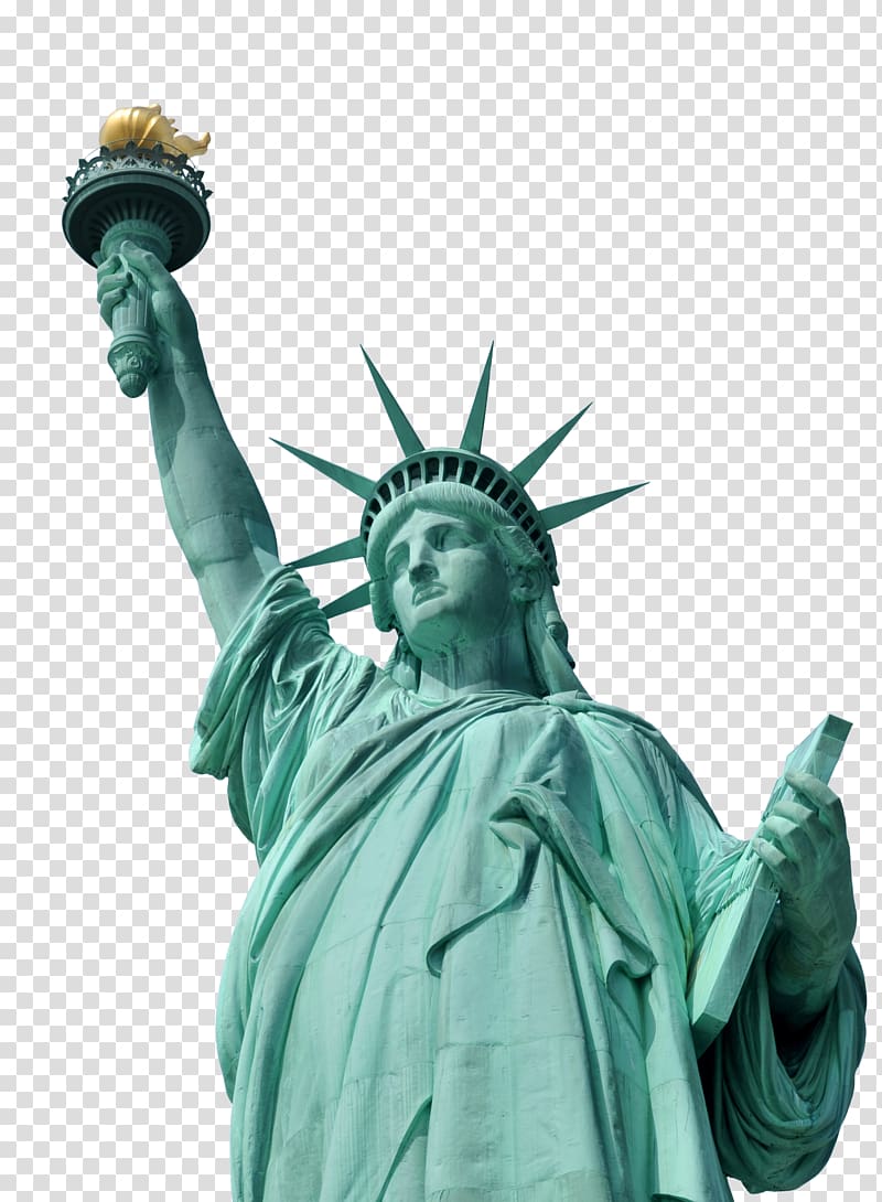 Statue of Liberty Ellis Island , Statue of Liberty transparent background PNG clipart