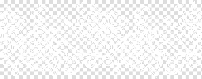 Black and white Pattern, Decorative Lace transparent background PNG clipart