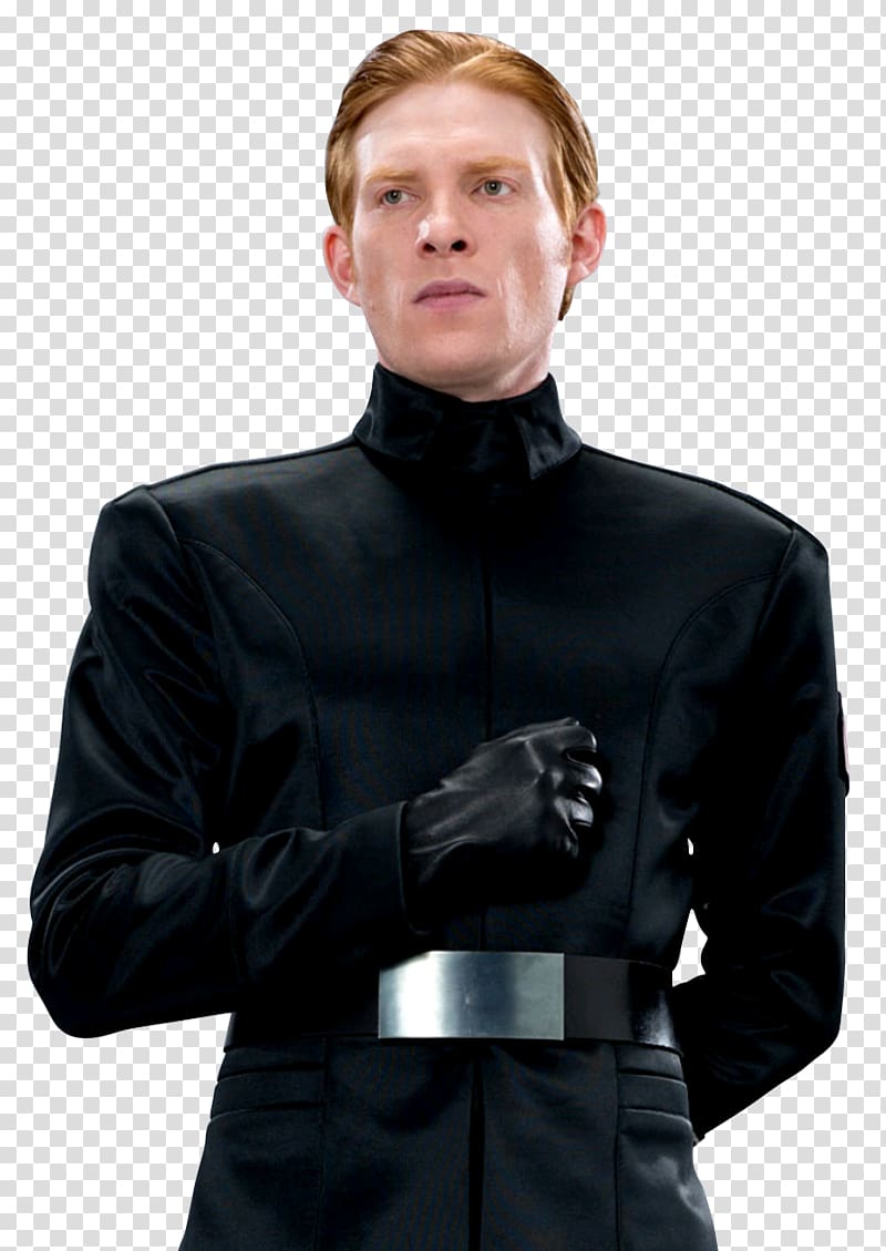 Domhnall Gleeson General Hux Star Wars: The Last Jedi Kylo Ren Supreme Leader Snoke, actor transparent background PNG clipart