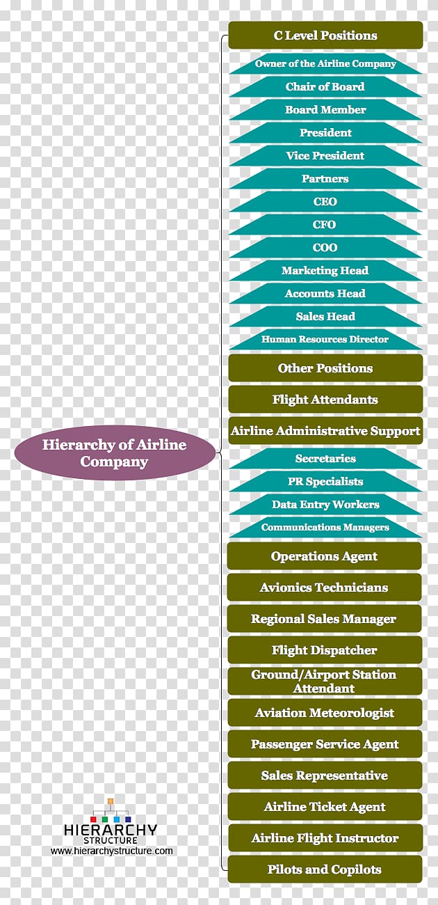 Airline Flight dispatcher Aviation Airplane Organization, Chairman Board of Directors Chart transparent background PNG clipart