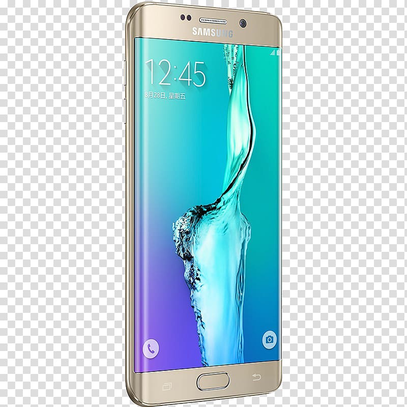 gold Samsung Galaxy smartphone, Samsung Galaxy S6 Edge Samsung Galaxy S7 Samsung Galaxy Note 5 iPhone 6 Plus Smartphone, Samsung mobile phones S7 transparent background PNG clipart