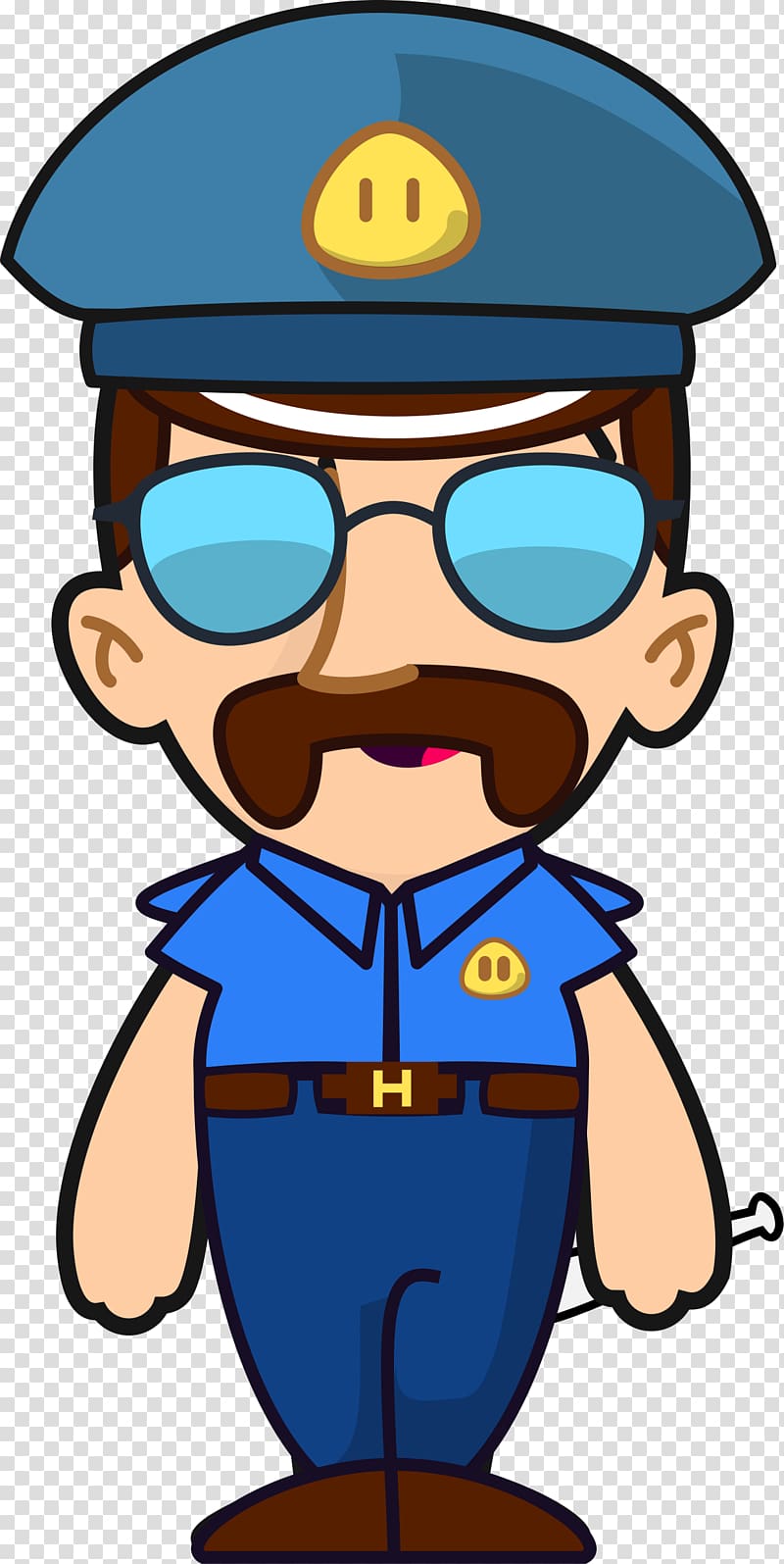 Cartoon Police officer Drawing Police station, Cartoon police transparent background PNG clipart