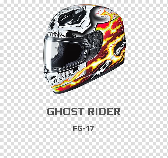 Johnny Blaze Motorcycle Helmets Deadpool HJC Corp. Iron Man, motorcycle  helmets transparent background PNG clipart