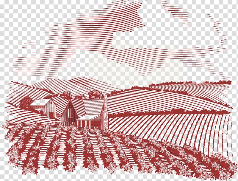 Farmhouse Drawing, country side transparent background PNG clipart