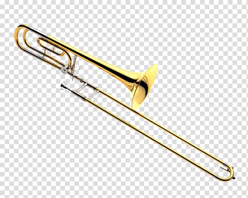 Types of trombone Musical Instruments Trumpet Brass Instruments, trombone transparent background PNG clipart