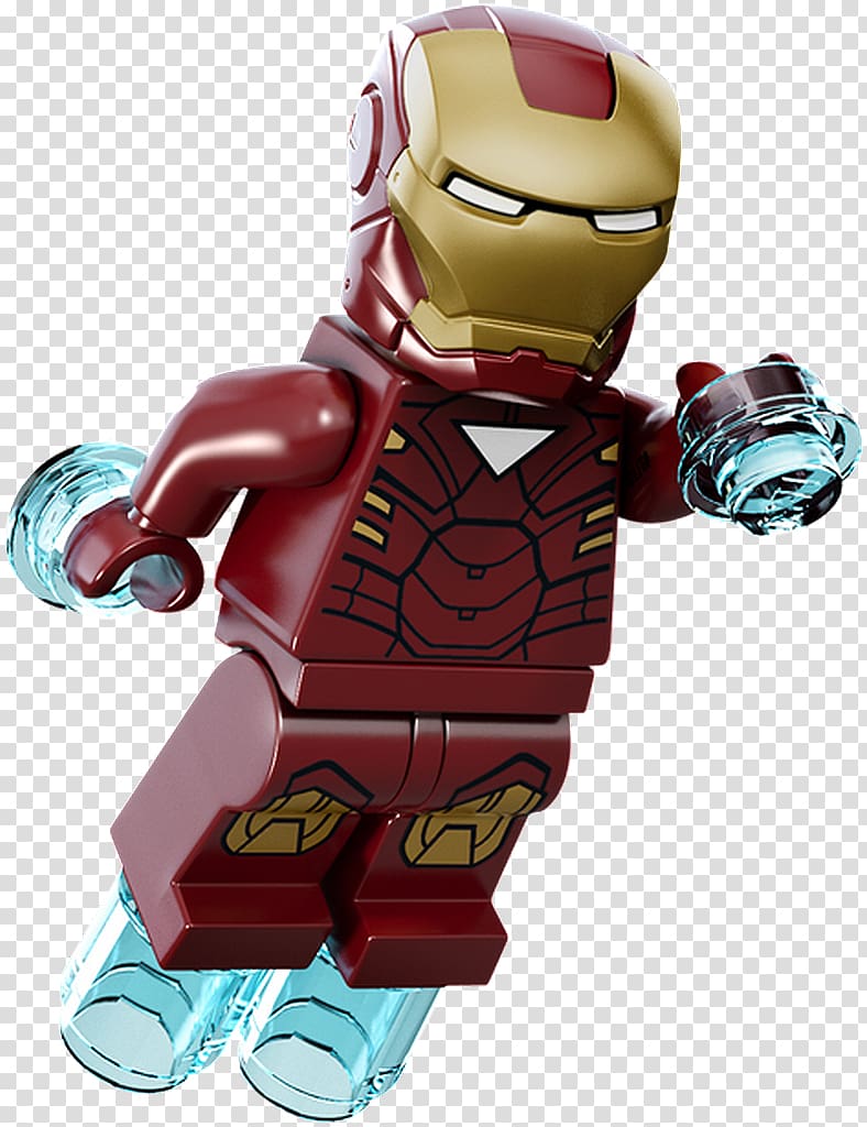 Lego Iron Man minifig, Iron Man Lego Marvel Super Heroes Amazon.com Lego minifigure, ironman transparent background PNG clipart