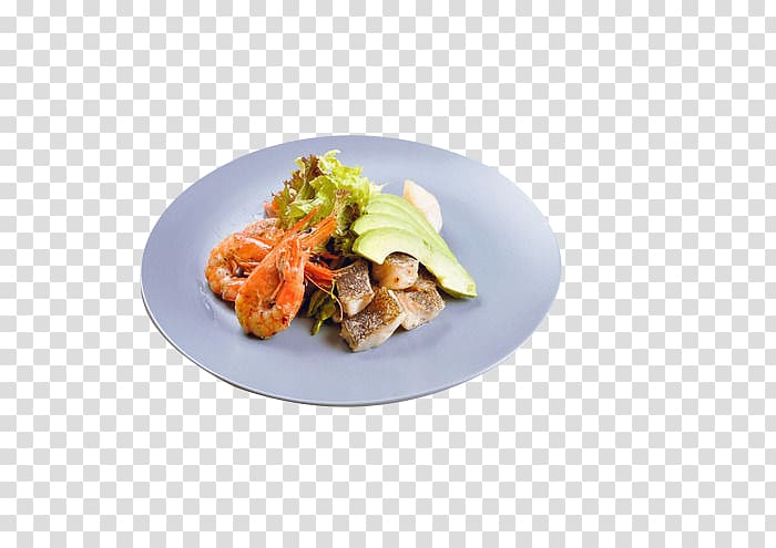 Vegetarian cuisine Fried rice Seafood Avocado Salad, Avocado cold boiled seafood transparent background PNG clipart