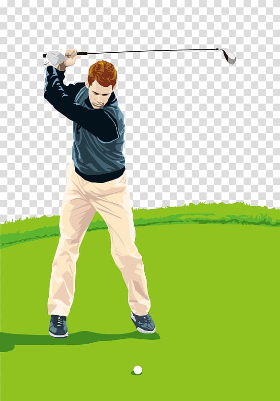 Golf ball Euclidean Sport, Golfing material transparent background PNG clipart