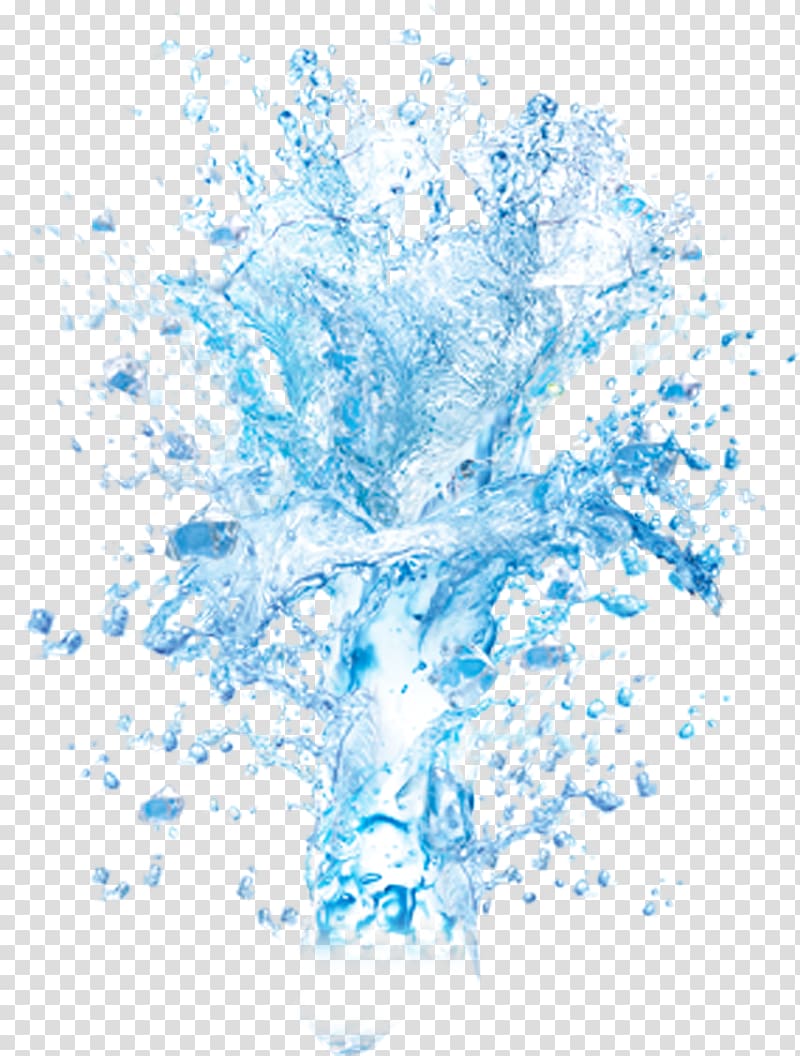 Blue water transparent background PNG clipart