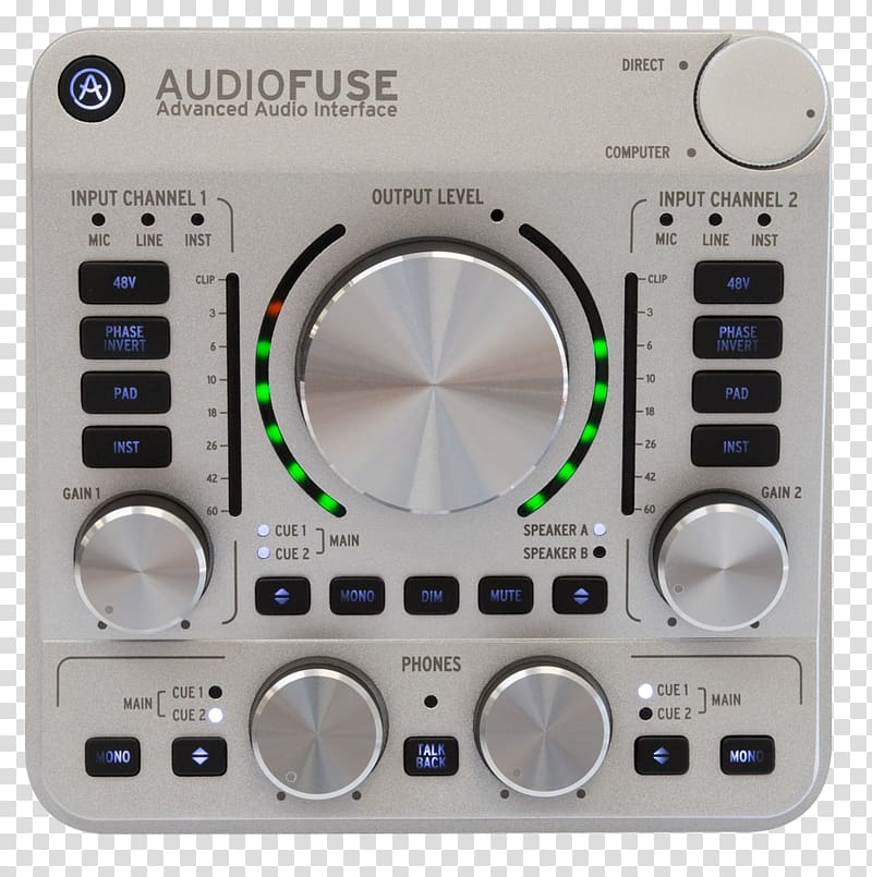 Arturia AudioFuse Microphone Sound Cards & Audio Adapters, microphone transparent background PNG clipart