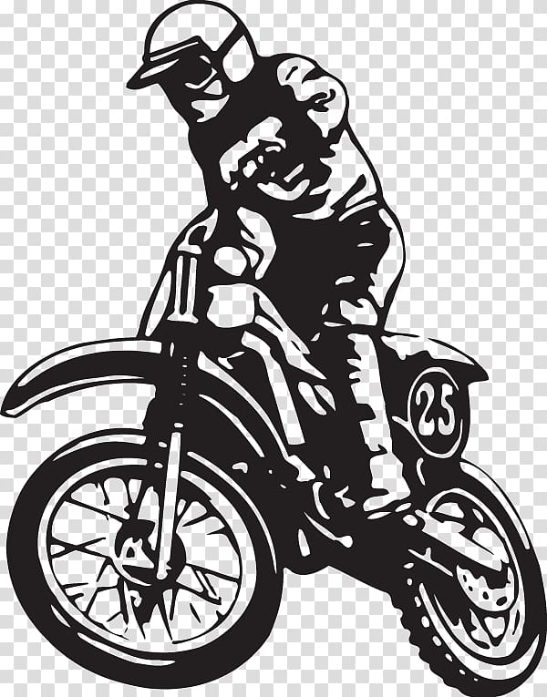 Motorcycle Decal Motocross Bicycle Sticker, motorcycle transparent  background PNG clipart | HiClipart