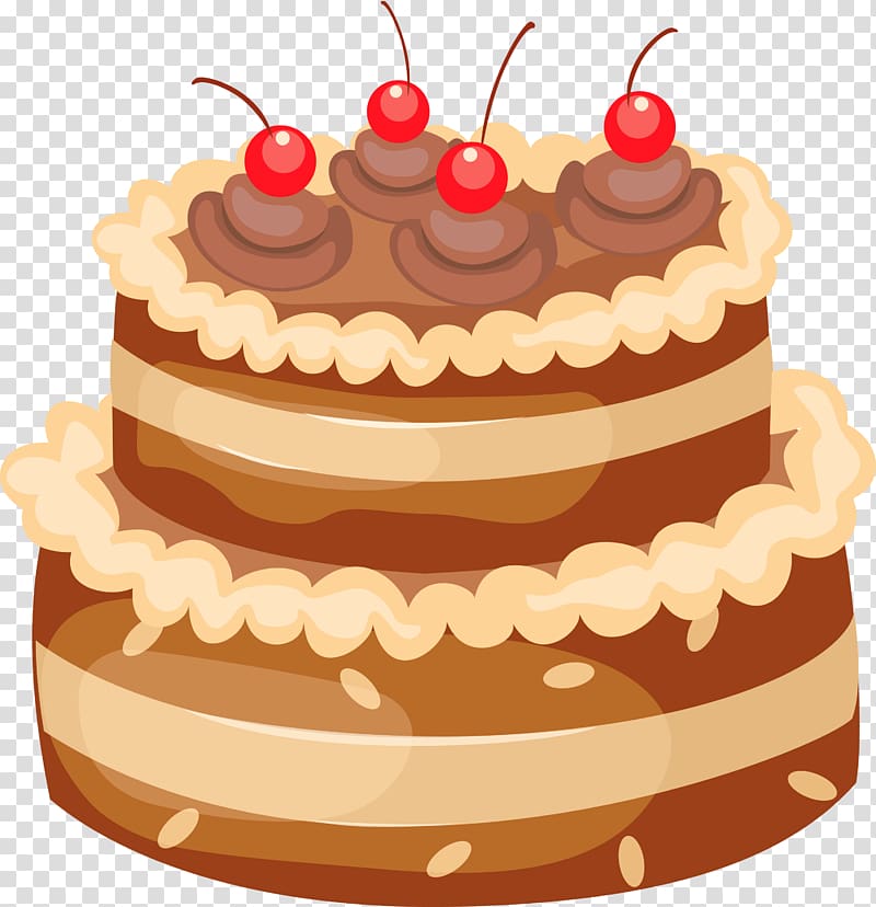 Chocolate cake Birthday cake Wedding cake Butter cake Layer cake, German Party transparent background PNG clipart