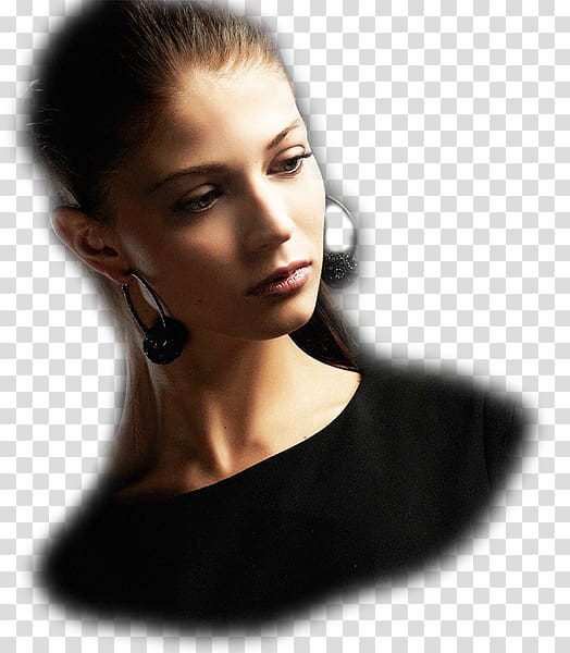 Portrait Woman shoot fashion model, woman transparent background PNG clipart