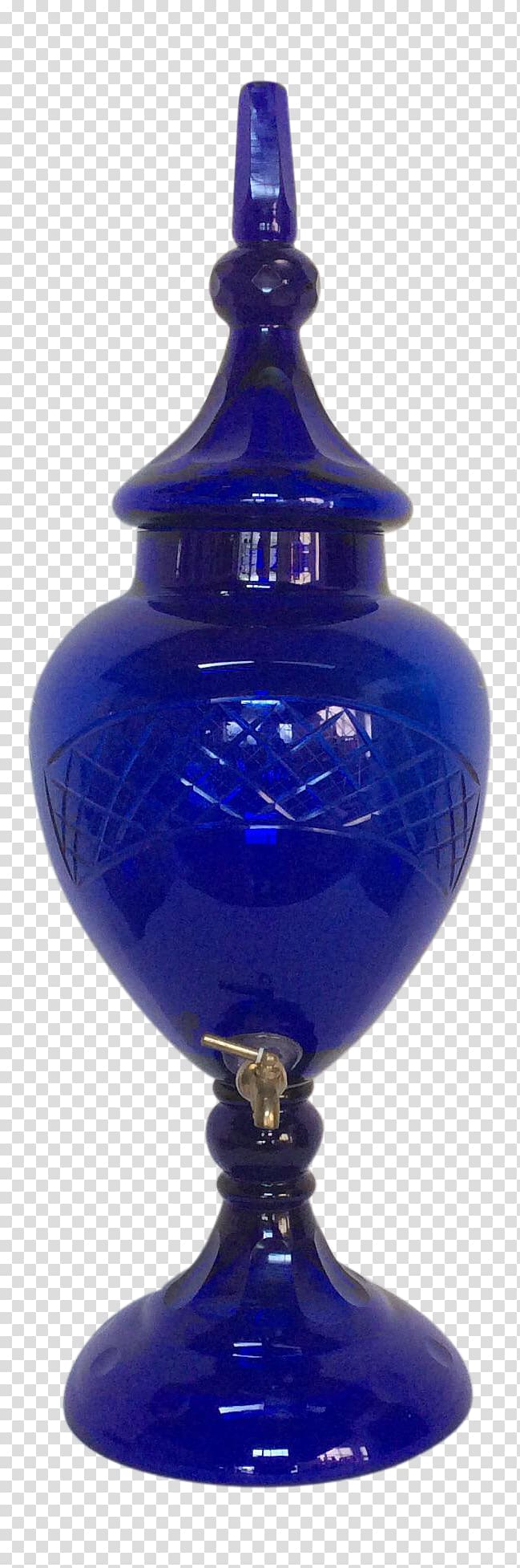 Cobalt blue Vase Urn Purple Artifact, apothecary transparent background PNG clipart