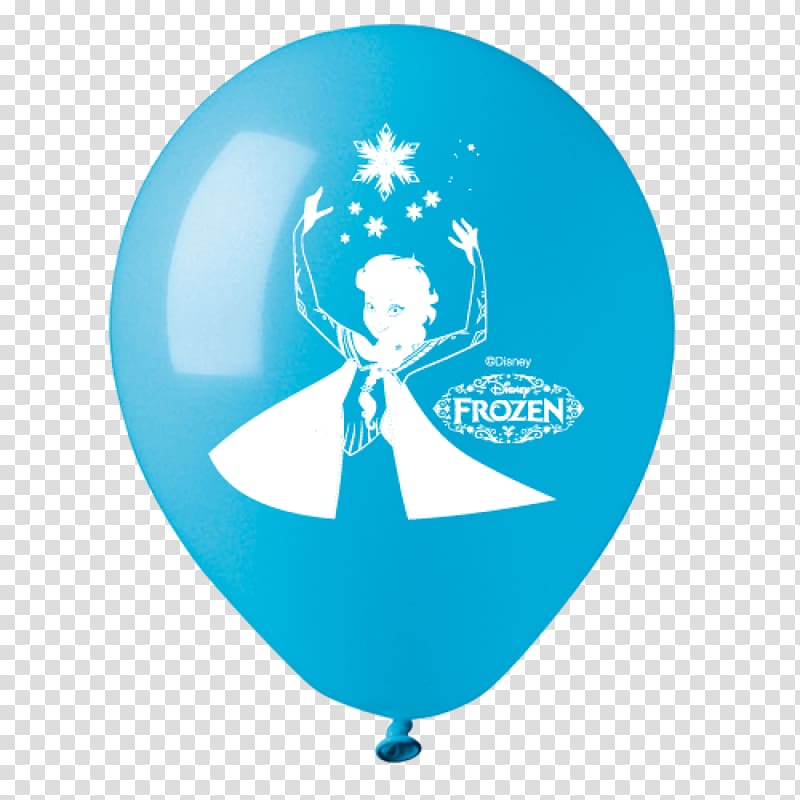 Toy balloon Elsa Anna Birthday, balloon transparent background PNG clipart
