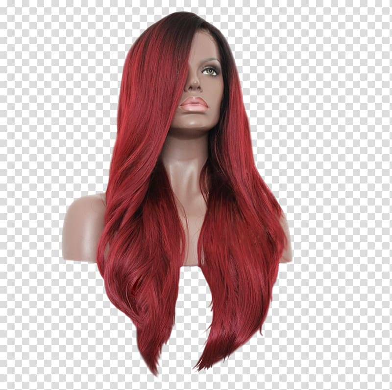 Layered hair Hair coloring Step cutting, Lace Wig transparent background PNG clipart