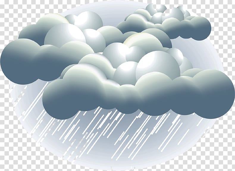 Rain Meteorology Cloud Thunderstorm Lightning, Rain weather icon material free to pull transparent background PNG clipart