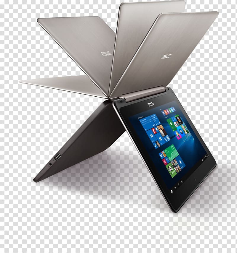 Laptop Asus Eee Pad Transformer Notebook-TP(Flip) Series TP200 2-in-1 PC 华硕, Flip Book transparent background PNG clipart