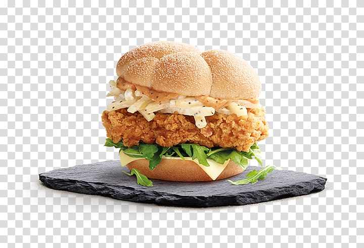 Slider Cheeseburger Buffalo burger Fast food Breakfast sandwich, spicy chicken transparent background PNG clipart