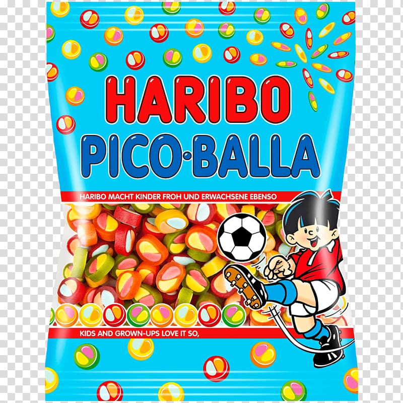 Gummy bear Gummi candy Haribo Pico-Balla 175g Confectionery, haribo logo transparent background PNG clipart