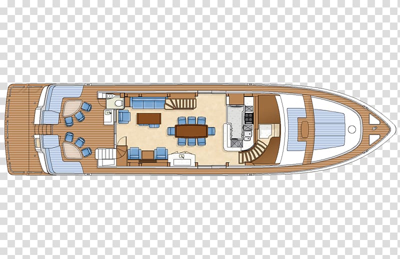 Yacht Luxury 5 star, yacht top view transparent background PNG clipart