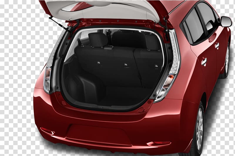 2012 Nissan LEAF 2015 Nissan LEAF 2018 Nissan LEAF 2017 Nissan LEAF 2014 Nissan LEAF, car trunk transparent background PNG clipart