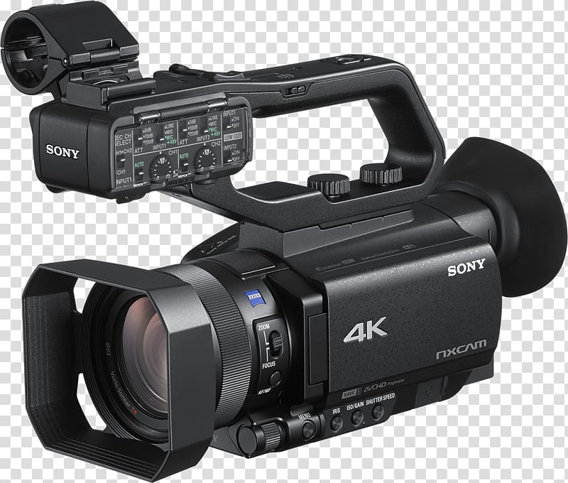 Sony NXCAM HXR-NX80 Sony XDCAM PXW-Z90V Video Cameras Handycam, sony transparent background PNG clipart