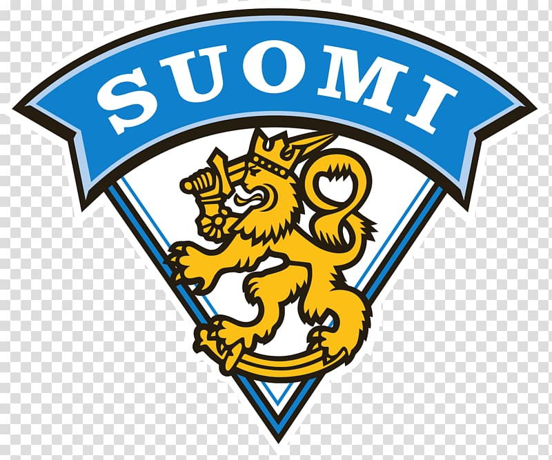 Suomi logo, Finland National Ice Hockey Team Logo transparent background PNG clipart