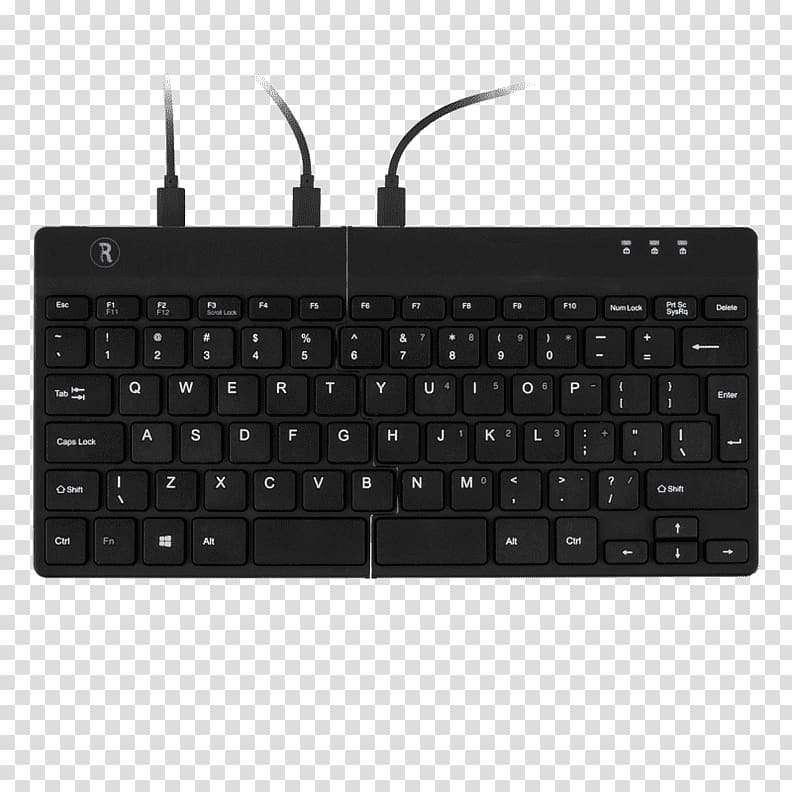 Computer keyboard Numeric Keypads Space bar Laptop QWERTY, Laptop transparent background PNG clipart