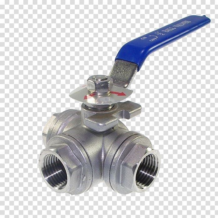 Ball valve National pipe thread Four-way valve British Standard Pipe, Homebrewing Winemaking Supplies transparent background PNG clipart