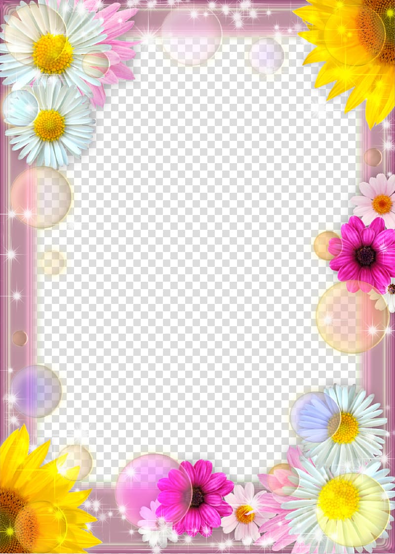 white and multicolored floral frame illustration, frame Display resolution , Mood Frame transparent background PNG clipart