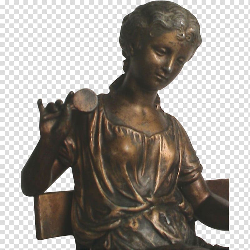 Statue Spelter Bronze sculpture, Woman's Day transparent background PNG clipart